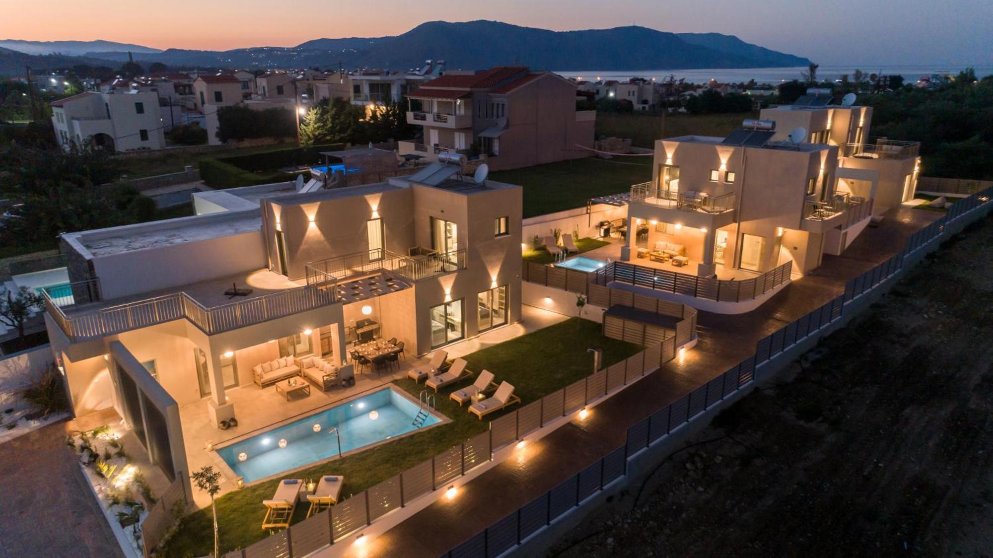 Ks Luxury Villas Heated Pools ゲオルギオポリス エクステリア 写真