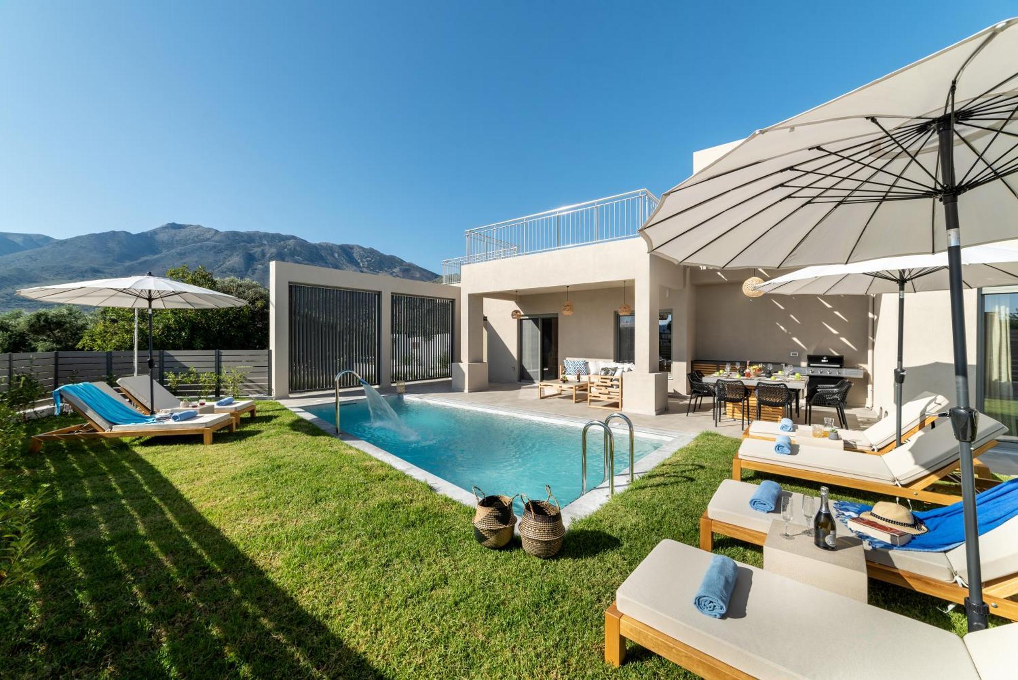 Ks Luxury Villas Heated Pools ゲオルギオポリス エクステリア 写真