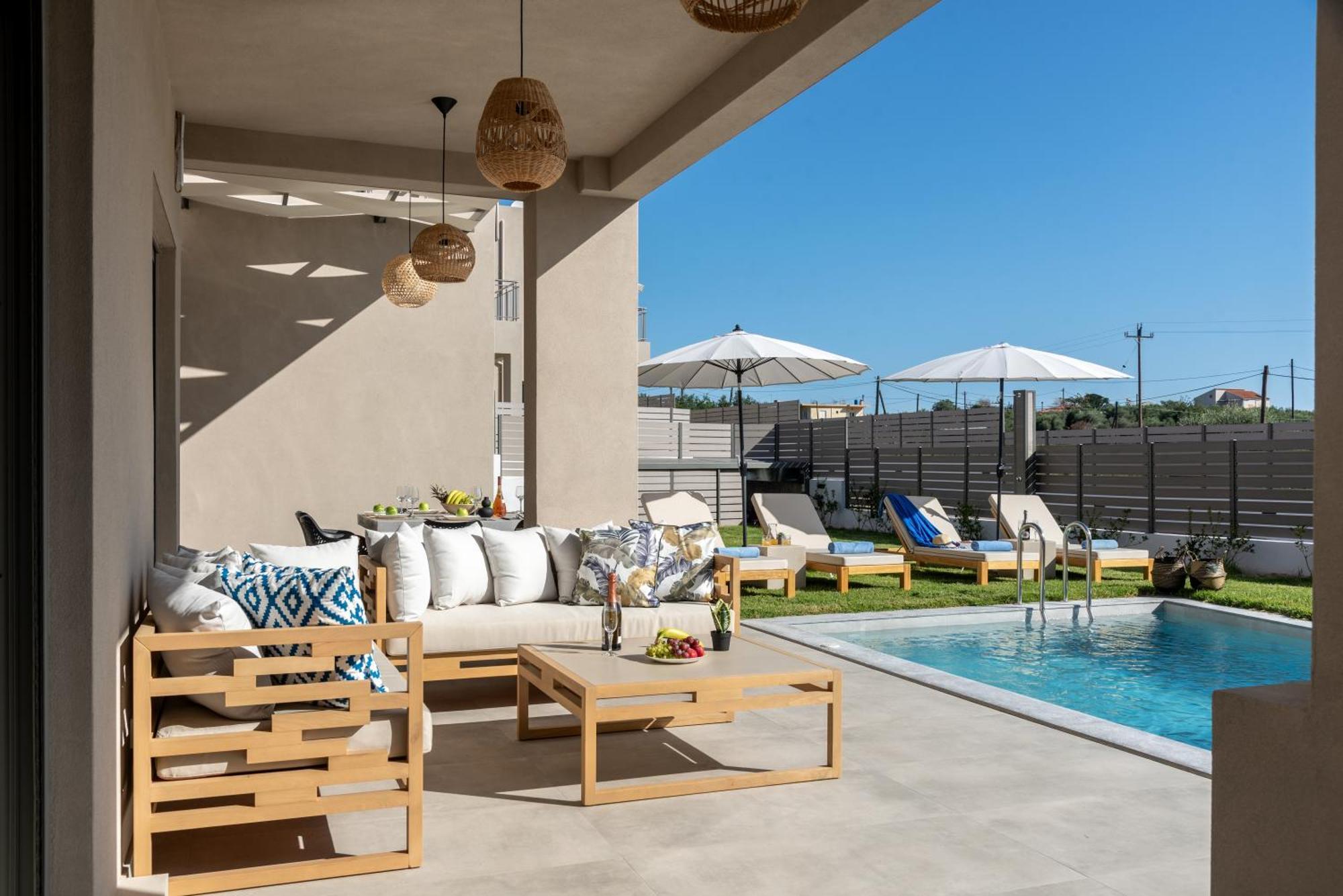 Ks Luxury Villas Heated Pools ゲオルギオポリス エクステリア 写真